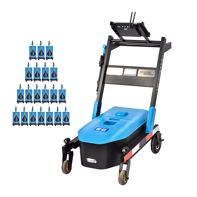 PQWT-LDC Leak Detection Trolley 9m Water Leak Detector Plumbing Tools For Outdoor Pipelines